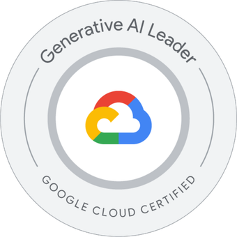 Google Cloud Generative AI Leader Certification badge