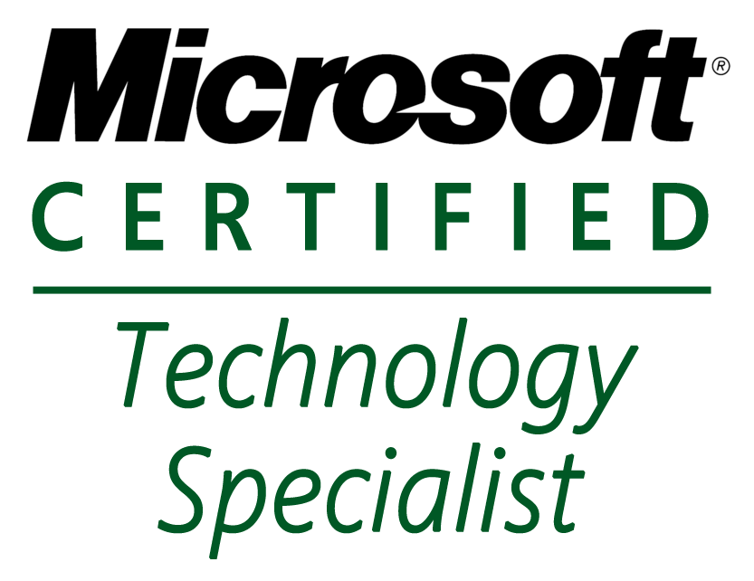 Microsoft Certified Technology Specialist badge
